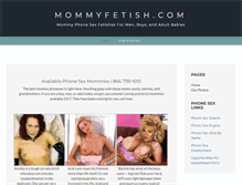 Tablet Screenshot of mommyfetish.com